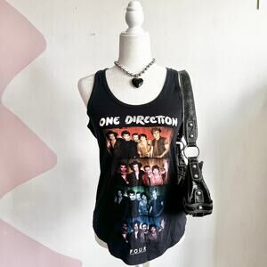 One‎ Direction Tank Top, 1D Band Merch Nostalgia Indie Sleaze 2000s XS